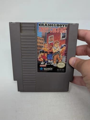NES Crash N The Boys Cartridge Tested Authentic Nintendo
