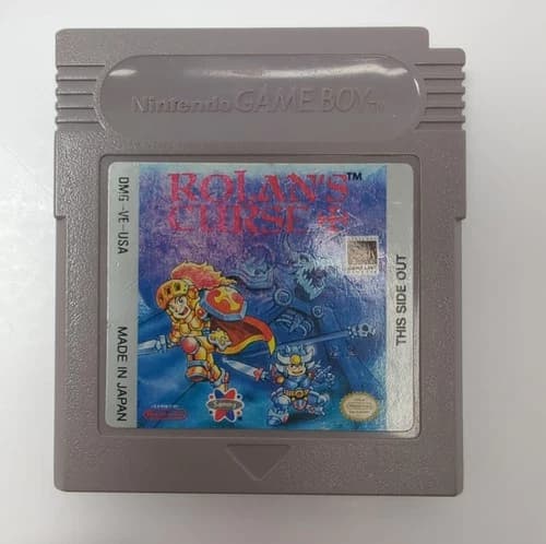 Rolan’s Curse (Nintendo Gameboy GB, 1991) Tested Working!