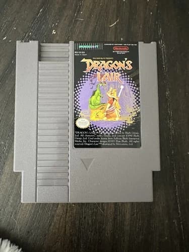 Nintendo NES Game Only Dragons Lair