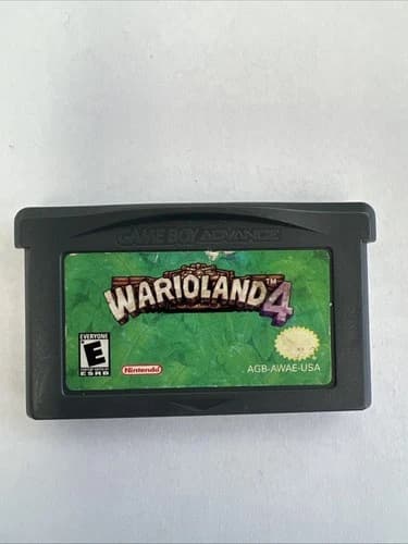 Wario Land 4 Nintendo Game Boy Advance (GBA) Cartridge Authentic