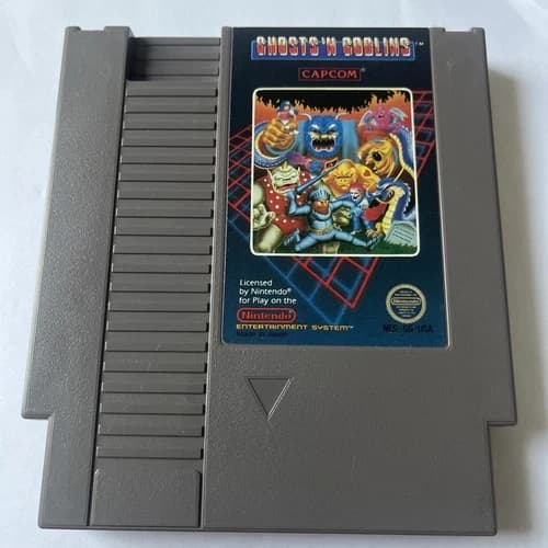 Ghosts 'n Goblins (Nintendo NES, 1986) Cartridge Only - Tested & Working