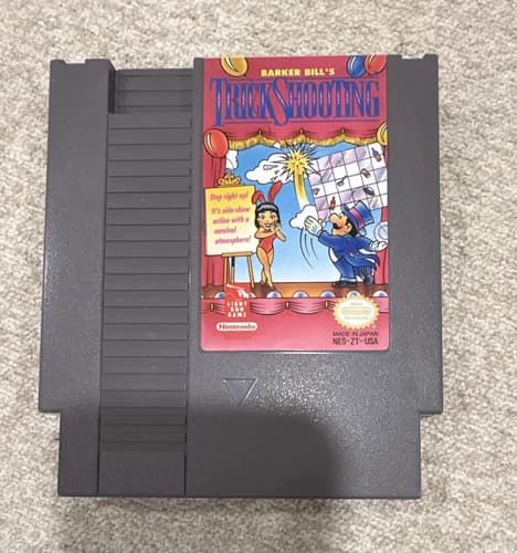 Nintendo NES Barker Bill's Trick Shooting NTSC-U/C (US/Canada) Cartridge Only