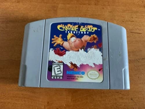 Charlie Blasts Territory (Nintendo 64) N64 Authentic Cart Game Only 1999