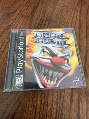 Sony Playstation One PS1 Twisted Metal III 3 Game