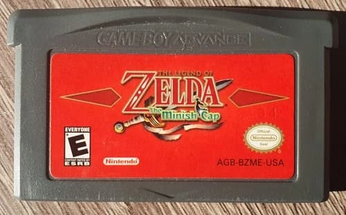 Zelda The Minish Cap Game Boy Advance Authentic Tested Cartridge Only