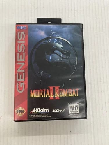 MORTAL KOMBAT 2 SEGA GENESIS COMPLETE WITH BOOKLET