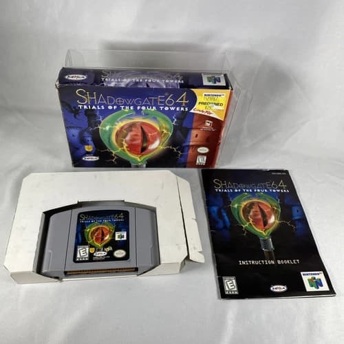 Shadowgate 64 Trials of the Four Towers Nintendo N64 Complete In Box CIB