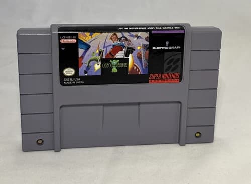 Jim Power The Lost Dimension in 3D Super Nintendo Snes Cleaned Tested 1992