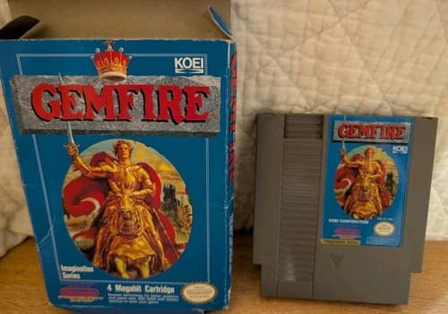 Gemfire Nintendo NES 1992 Video Game