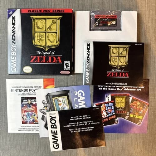 Legend of Zelda: Classic NES Series (Nintendo Game Boy Advance) GBA CIB COMPLETE