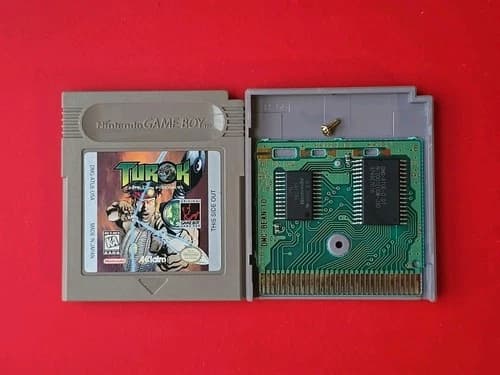 Turok Battle of the Binosaurs Game Boy Original Nintendo GB Authentic Tested