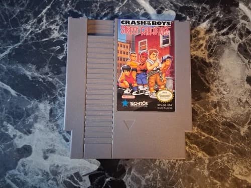Crash N the Boys Street Challenge Nintendo NES Authentic Tested Contacts Cleaned