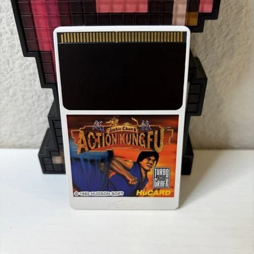 Turbografx-16 Jackie Chan's Action Kung Fu Loose Hu card Only