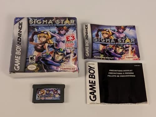 Sigma Star Saga (Nintendo Game Boy Advance, 2005) GBA CIB Complete w/ Box Manual