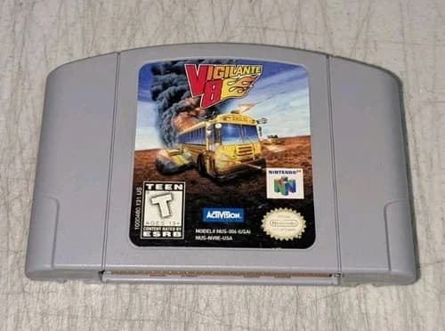 Vigilante 8 (Nintendo 64 N64) Athentic Cart Only Tested Working