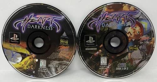 Heart Of Darkness Both Discs ONLY (PlayStation, PS1) [Tested]