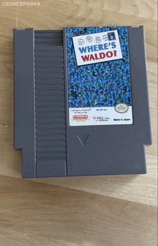 NES Where's Waldo (Nintendo Entertainment System, 1991) Game Tested And Working!