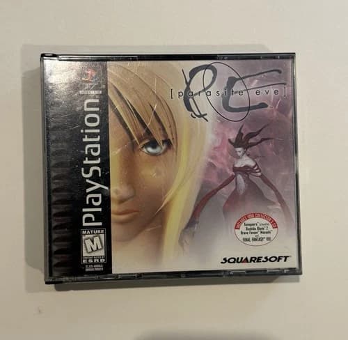 Parasite Eve (PlayStation 1, 1998) PS1 RPG, CIB Complete W Manual, Discs/Reg