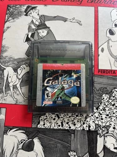 Galaga Destination Earth Nintendo Gameboy Color Authentic Game Cartridge