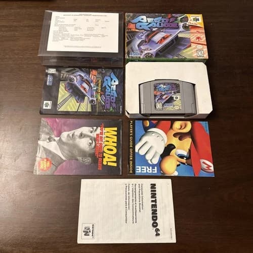 Aero Gauge Aerogauge (Nintendo 64 N64) Complete - Tested - Authentic
