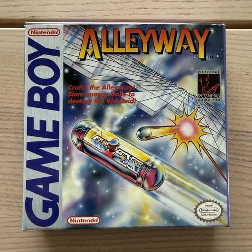 Nintendo Alleyway Complete CIB w/ Box Manual Game Boy NTSC-U/C 1989