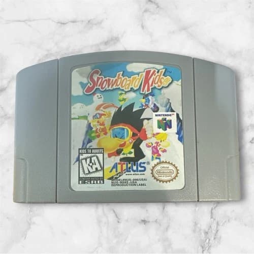 Snowboard Kids - Nintendo 64 (N64), released in 1997.