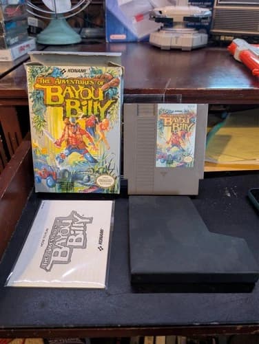 Adventures of Bayou Billy Nintendo NES Complete in Box CIB w Manual Works Great