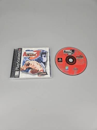 Street Fighter Alpha 3 (Sony PlayStation 1, 1999) Cib Tested