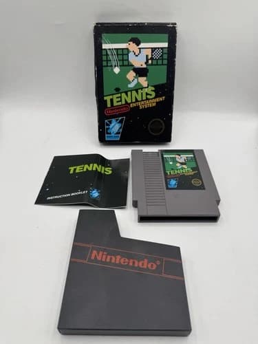 Nintendo NES Tennis Game Complete in Box with Manual