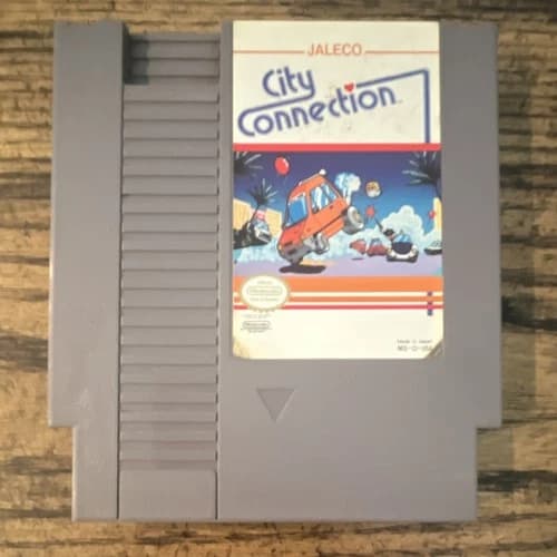 Jaleco City Connection for Nintendo NES Game Cartridge