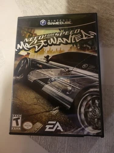 Need for Speed Most Wanted GameCube Disc Tested Complete Cib Black Label