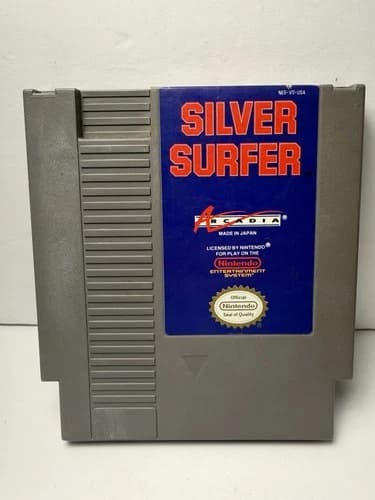 Silver Surfer NES Nintendo Entertainment System, 1990) Authentic cartridge