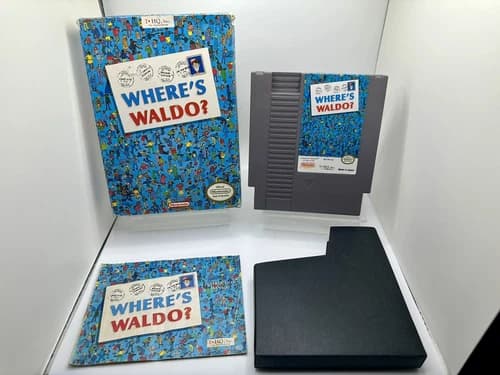 Where’s Waldo? ( Nintendo NES 1991) Authentic Tested Complete CIB - Great Shape