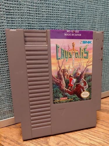 Crystalis Nintendo NES Authentic Cartridge Only Tested Working