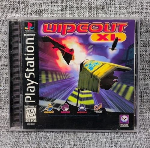 Wipeout XL (Sony PlayStation 1, 1996) Complete W/ Manual Tested Working
