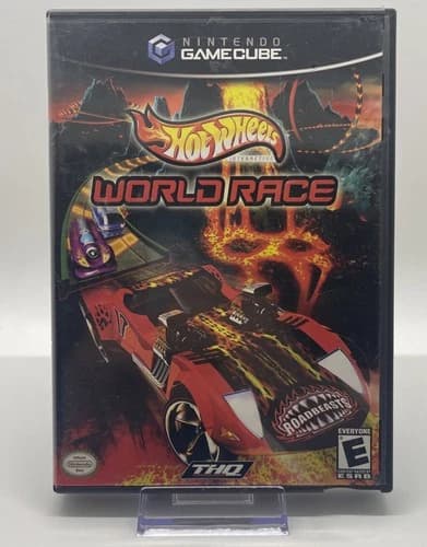 Hot Wheels: World Race (Nintendo GameCube, 2003) Complete With Manual