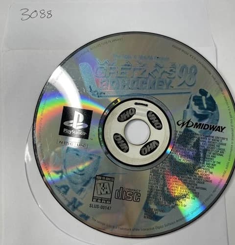 Wayne Gretzky's 3D Hockey 98 PS1 PlayStation 1 - Disc Only No Track #3088