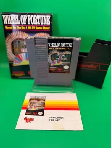 Wheel of Fortune (NES) – Complete in Box CIB – Cartridge, Manual, Box