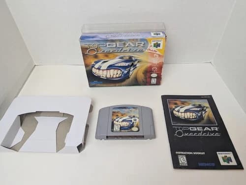 Top Gear Overdrive N64 (Nintendo 64, 1998) CIB Tested