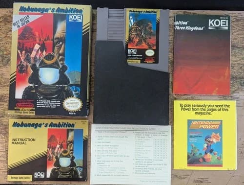 Nobunaga's Ambition NES CIB