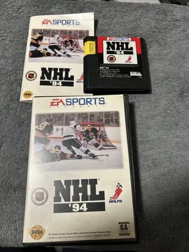 NHL '94 (Sega Genesis, 1993). Tested. CIB. Tested