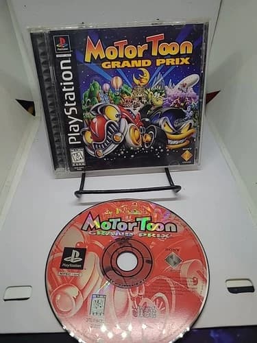 Motor Toon Grand Prix Sony PlayStation 1, 1996 CIB Complete PS1 Tested