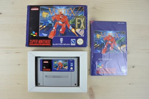 SNES - Vortex - (CIB, with manual)