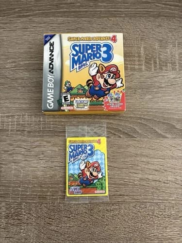Super Mario Advance 4: Super Mario Bros 3 GBA Gameboy CIB Complete in Box Tested