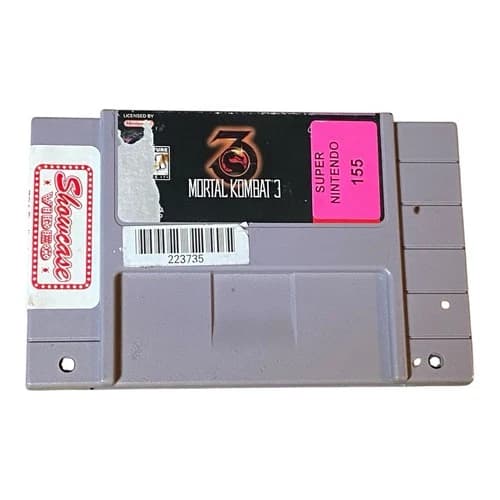 SNES Super Nintendo Mortal Kombat 3 Authentic Cart Only