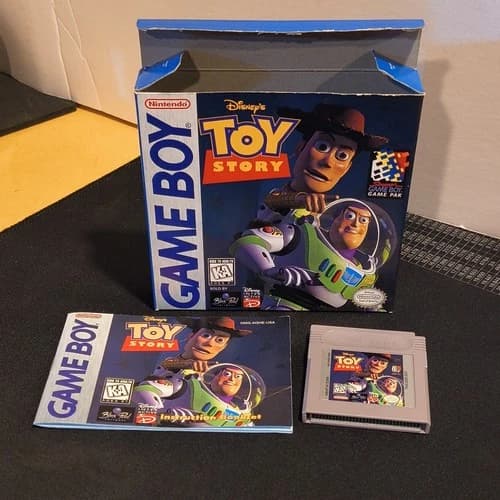Nintendo Toy Story 1996 Game Boy Original Box and Manual Included