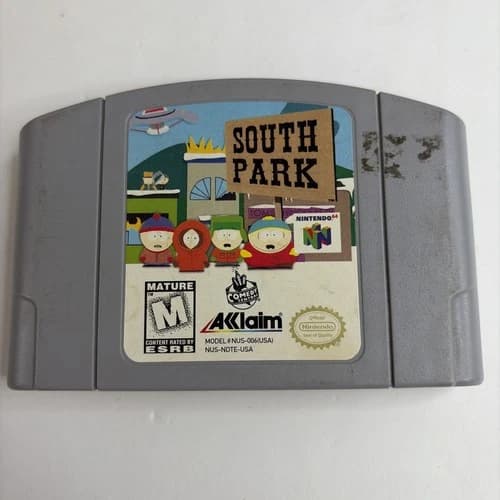 Authentic South Park Nintendo 64 N64 Video Game Cartridge Only Tested Working