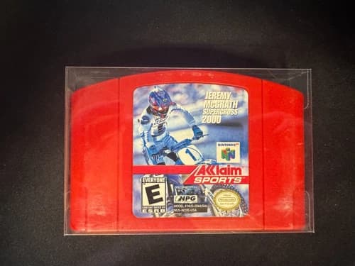Jeremy McGrath Supercross 2000 (Nintendo 64 N64, 2000) Authentic Tested