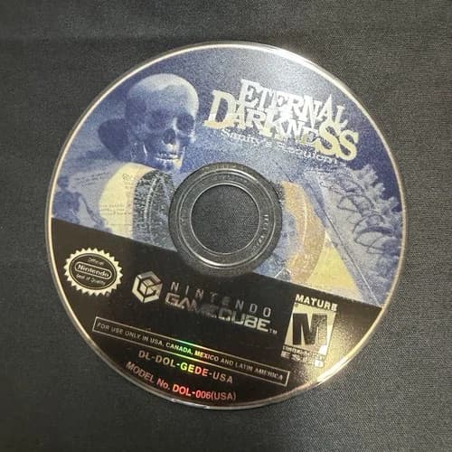 Eternal Darkness: Sanity's Requiem Nintendo GameCube M Rated NTSC-U/C Disc Only
