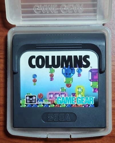 Columns (Sega Game Gear, 1991) Tested Cartridge Only